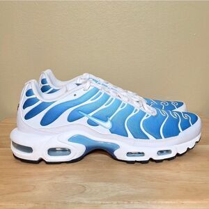 Nike Air Max Plus Sky Blue Gaze Black White Shoes 852630-411 Men's Size 10